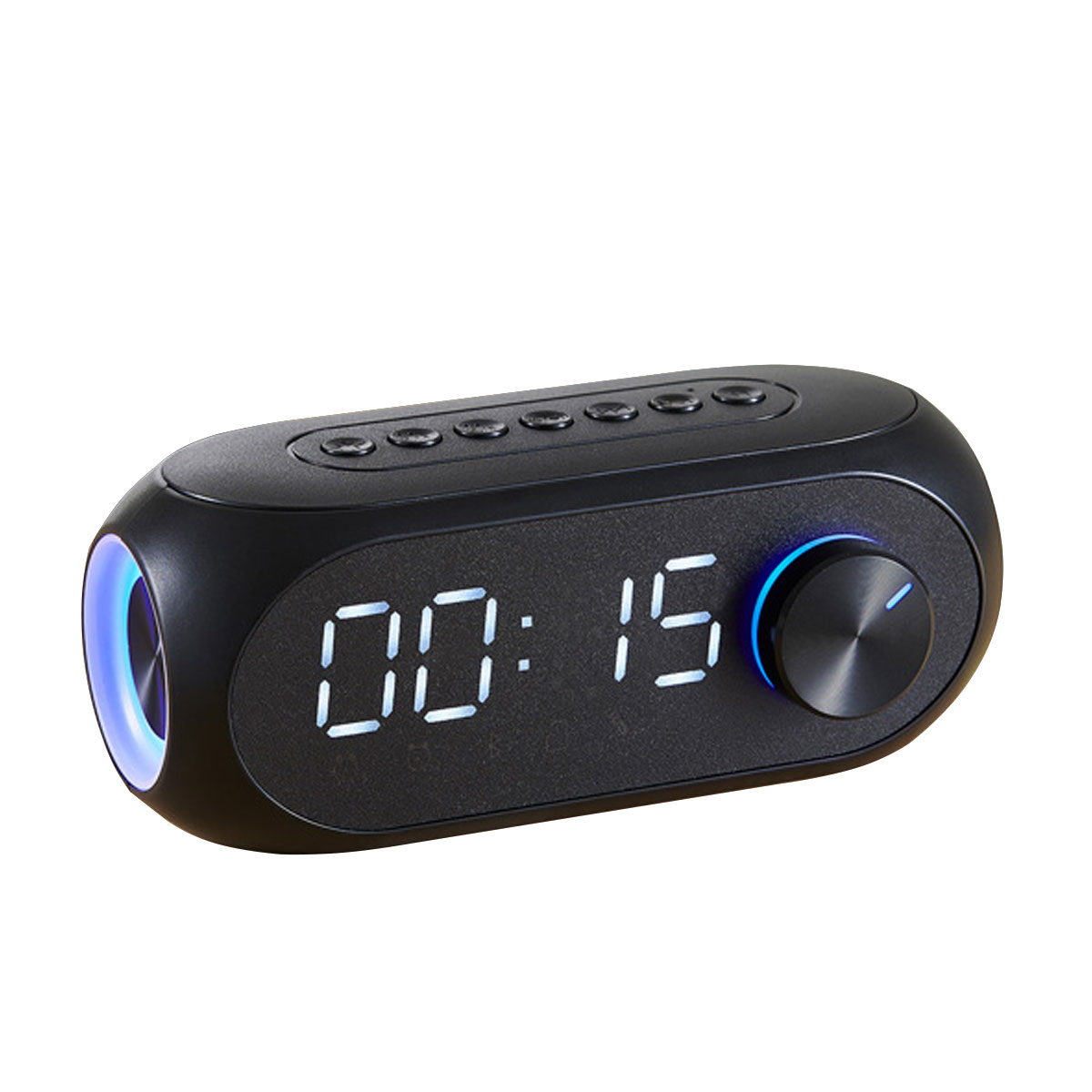 イルミネーション機能付 ワイヤレス対応 Bluetoothスピーカークロック