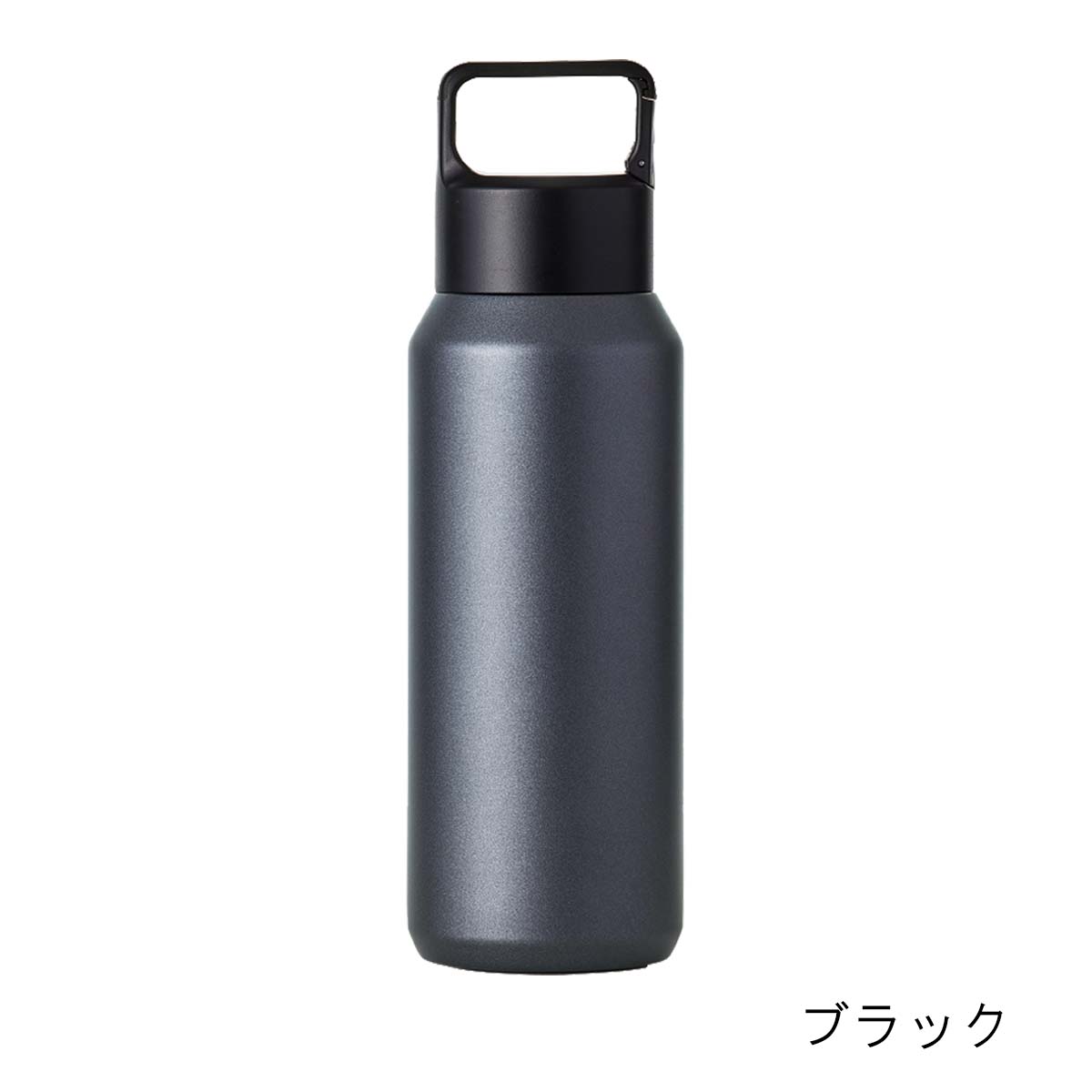 炭酸飲料対応 カラビナハンドル付きステンレスボトル 600ml | 記念品名