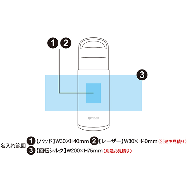タイガー 真空断熱炭酸ステンレスボトル 360ml MKB-T361 | 記念品名