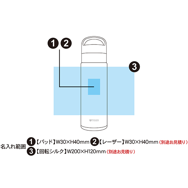 タイガー 真空断熱炭酸ステンレスボトル 480ml MKB-T481 | 記念品名