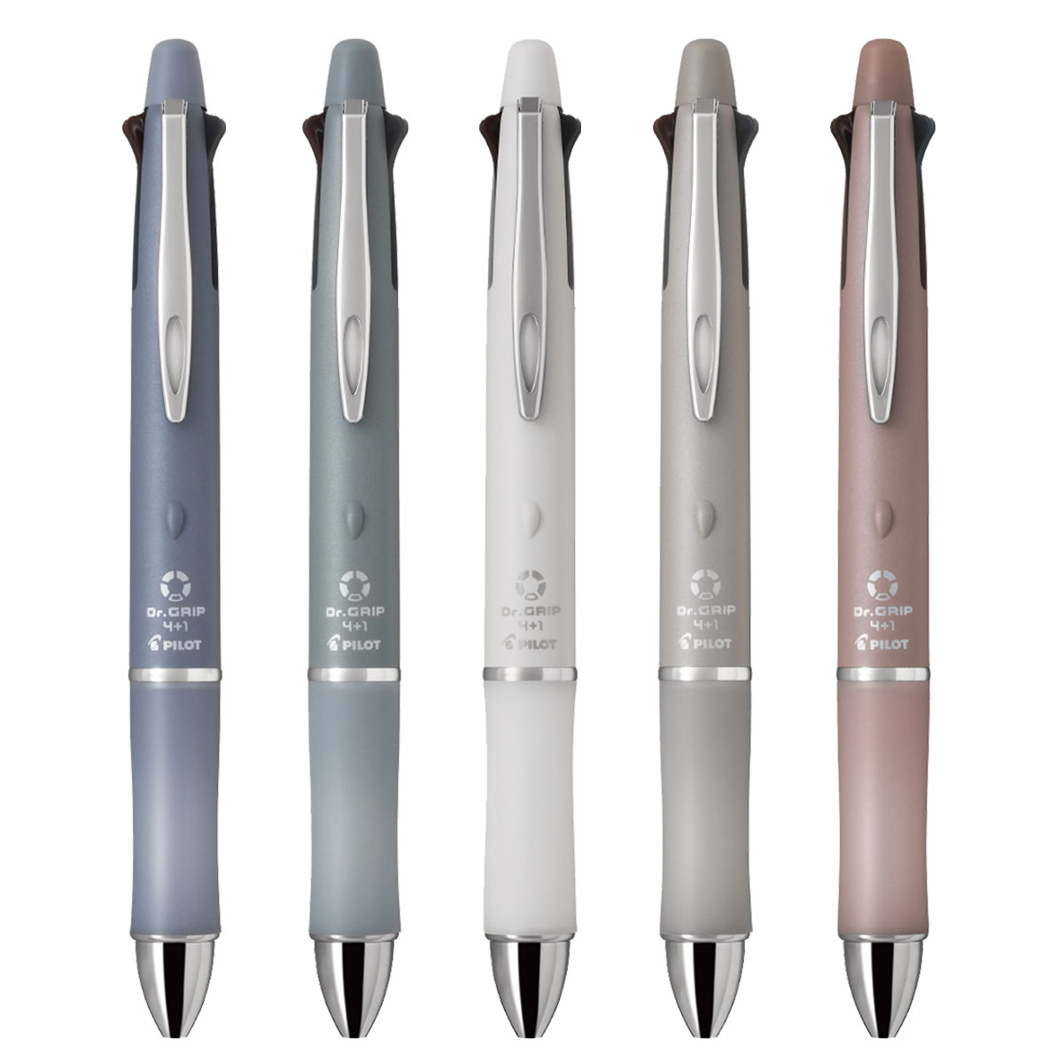 パイロット ドクターグリップ4+1（ボタニカルカラー） 多機能ペン（0.5