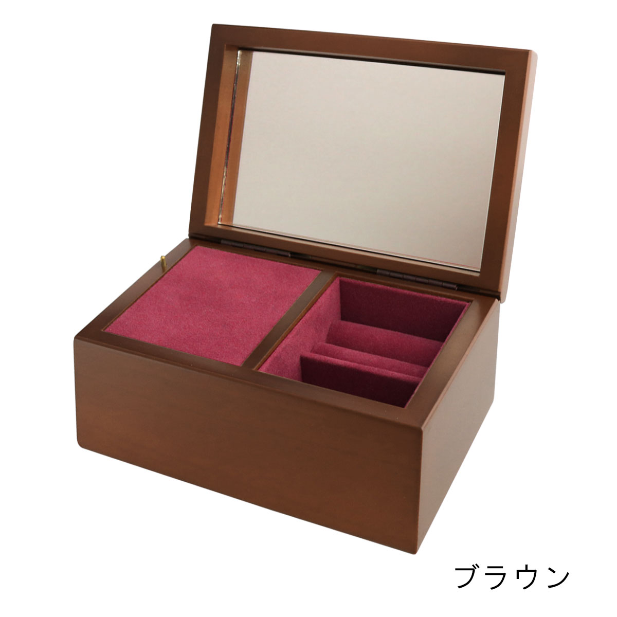 アンティーク】赤いオルゴールボックス ジュエリーBOXオッペン化粧品