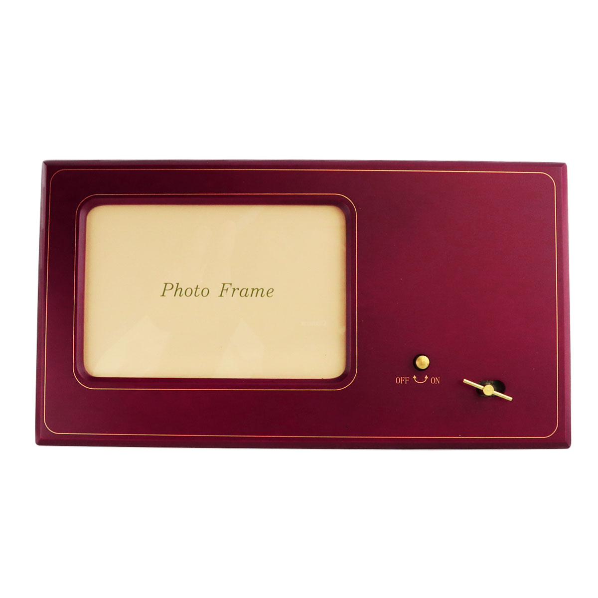 園歌・校歌・社歌】オルゴール付木製フォトフレーム L判 | 記念品名