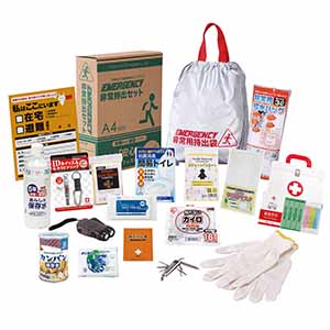 非常用持ち出し袋セット | 記念品名入れ工房